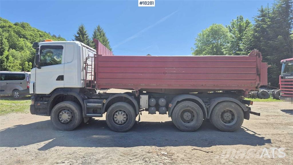 Scania R480 four-axle tipper truck 덤프 트럭