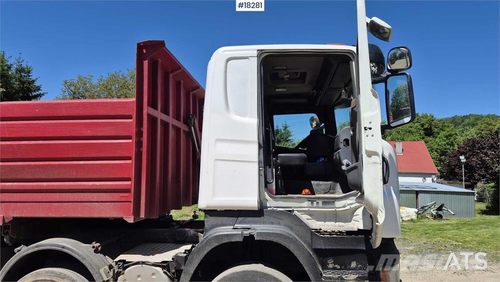 Scania R480 four-axle tipper truck 덤프 트럭