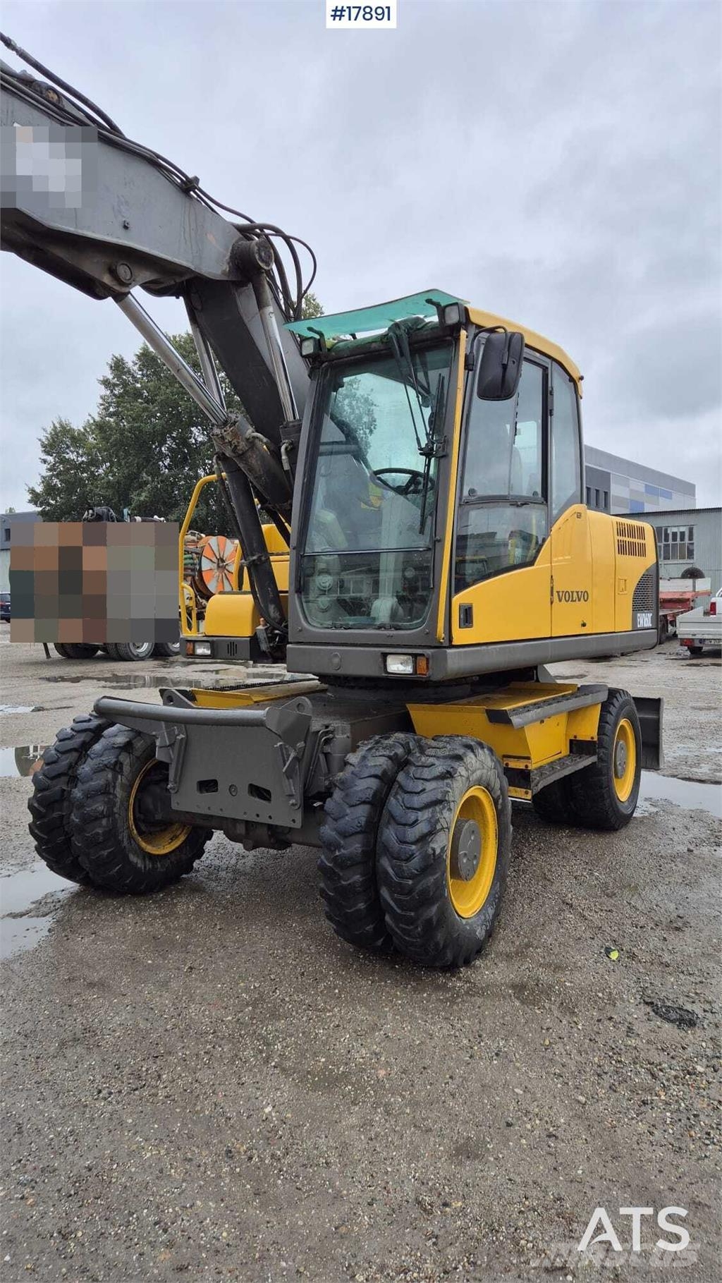 Volvo EW 160C Колісні екскаватори