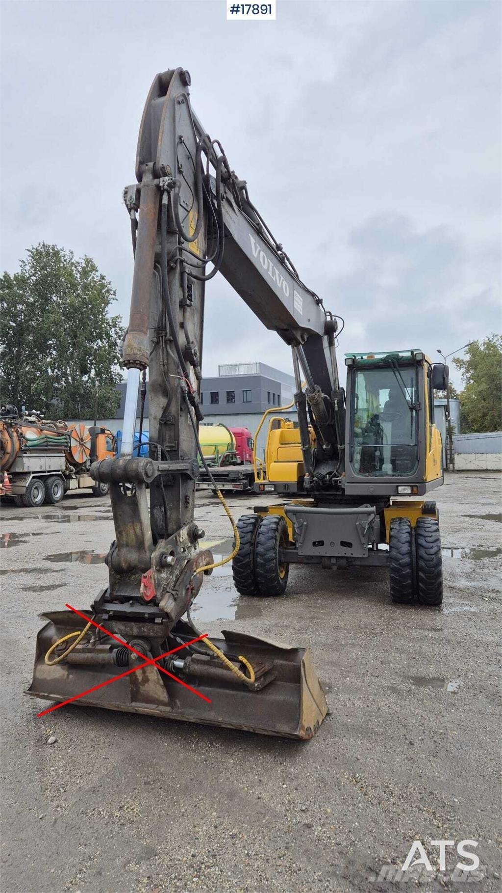 Volvo EW 160C Колісні екскаватори