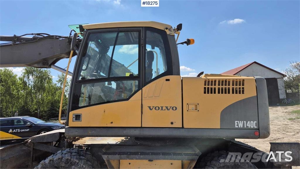 Volvo EW140 C Wheeled Excavator Lastik tekerli ekskavatörler