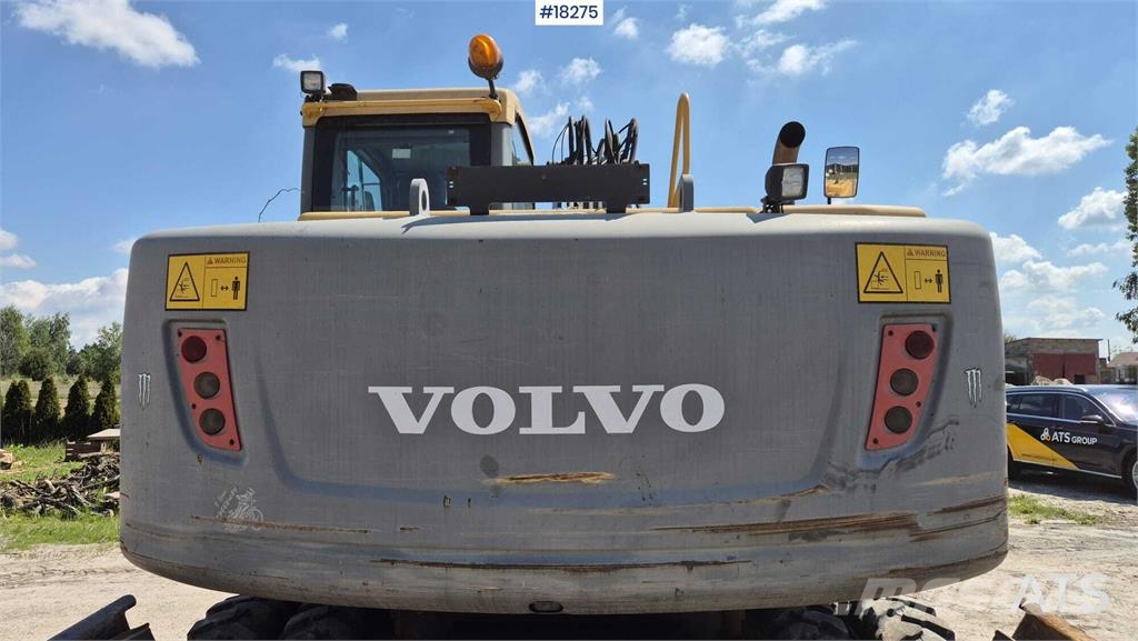 Volvo EW140 C Wheeled Excavator Lastik tekerli ekskavatörler