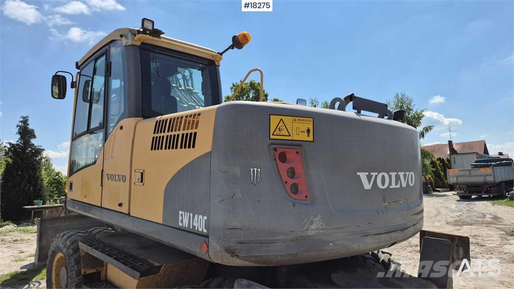Volvo EW140 C Wheeled Excavator Lastik tekerli ekskavatörler