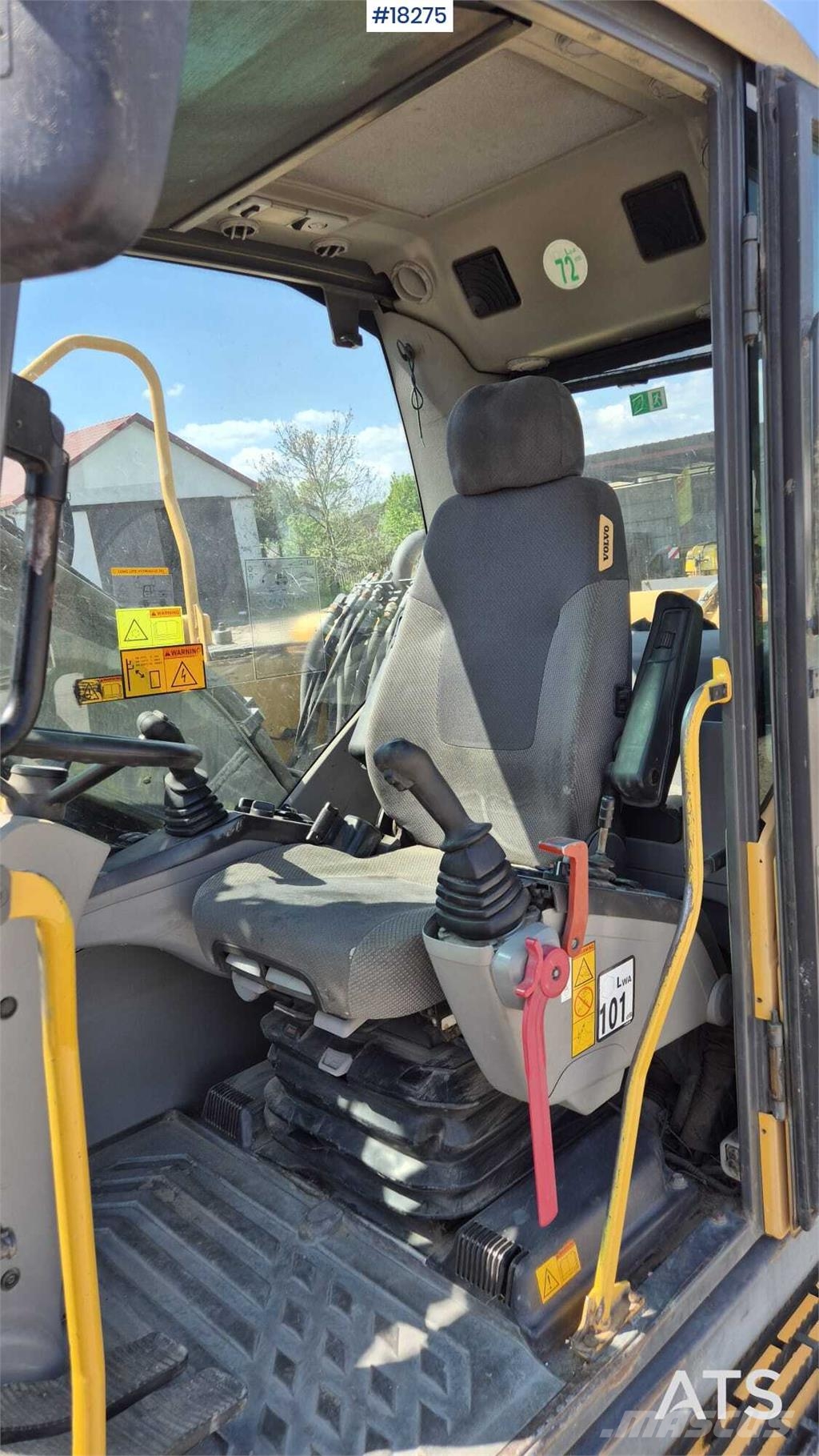 Volvo EW140 C Wheeled Excavator Lastik tekerli ekskavatörler