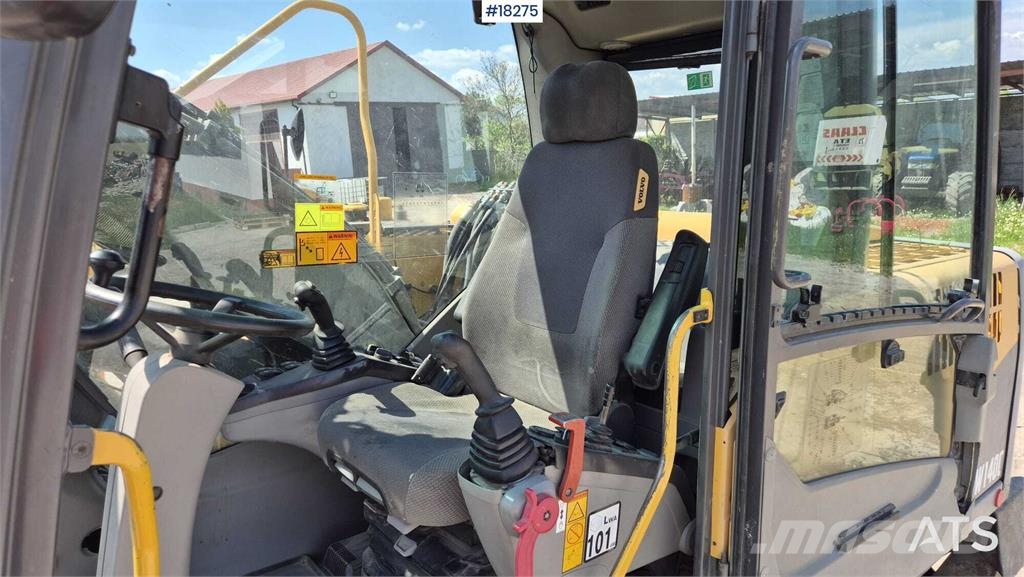 Volvo EW140 C Wheeled Excavator Lastik tekerli ekskavatörler