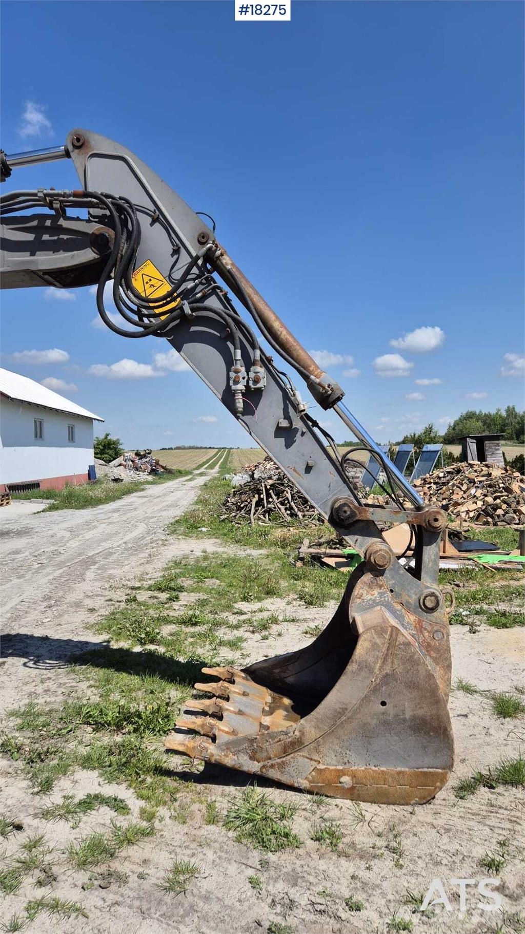 Volvo EW140 C Wheeled Excavator Lastik tekerli ekskavatörler