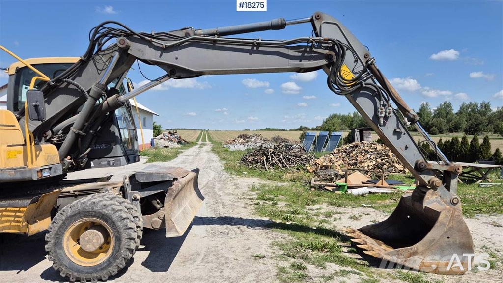 Volvo EW140 C Wheeled Excavator Lastik tekerli ekskavatörler