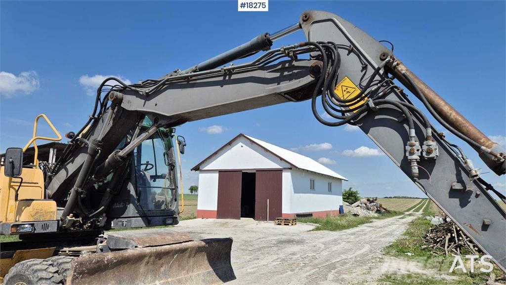 Volvo EW140 C Wheeled Excavator Lastik tekerli ekskavatörler