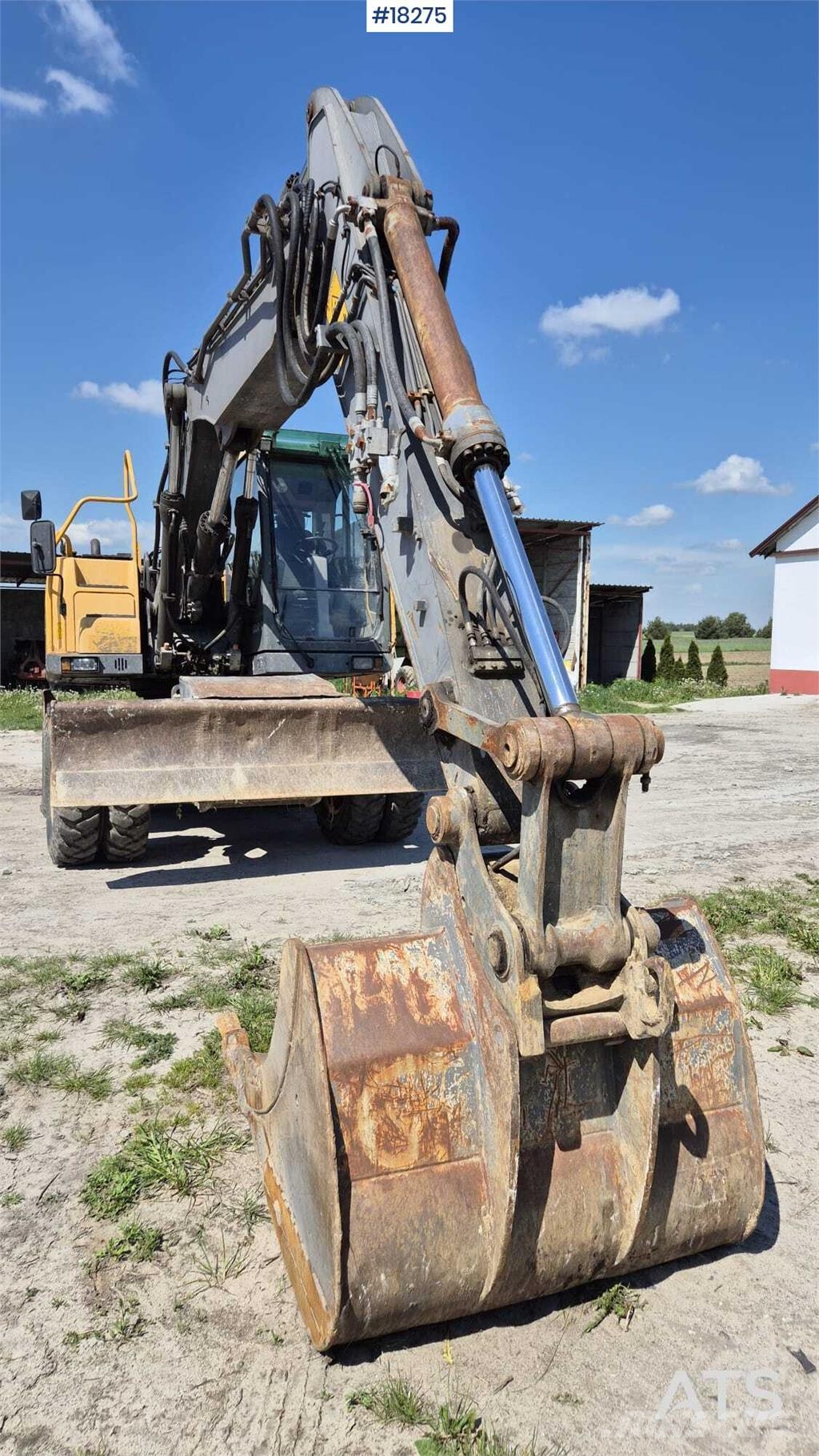 Volvo EW140 C Wheeled Excavator Lastik tekerli ekskavatörler