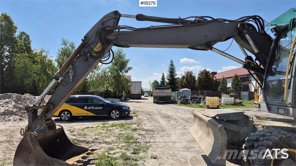 Volvo EW140 C Wheeled Excavator Lastik tekerli ekskavatörler