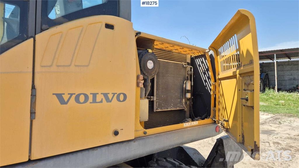 Volvo EW140 C Wheeled Excavator Lastik tekerli ekskavatörler