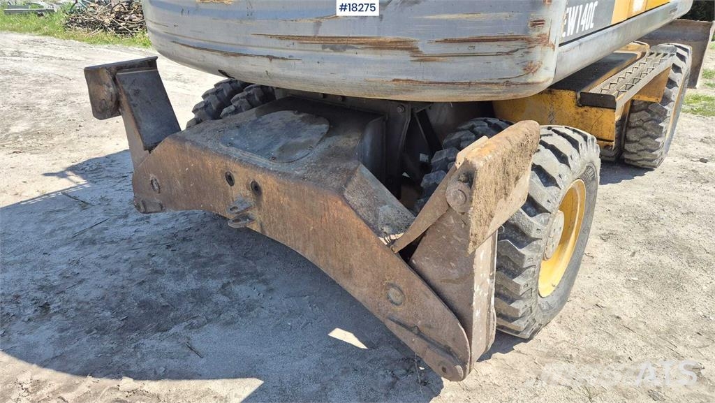 Volvo EW140 C Wheeled Excavator Lastik tekerli ekskavatörler
