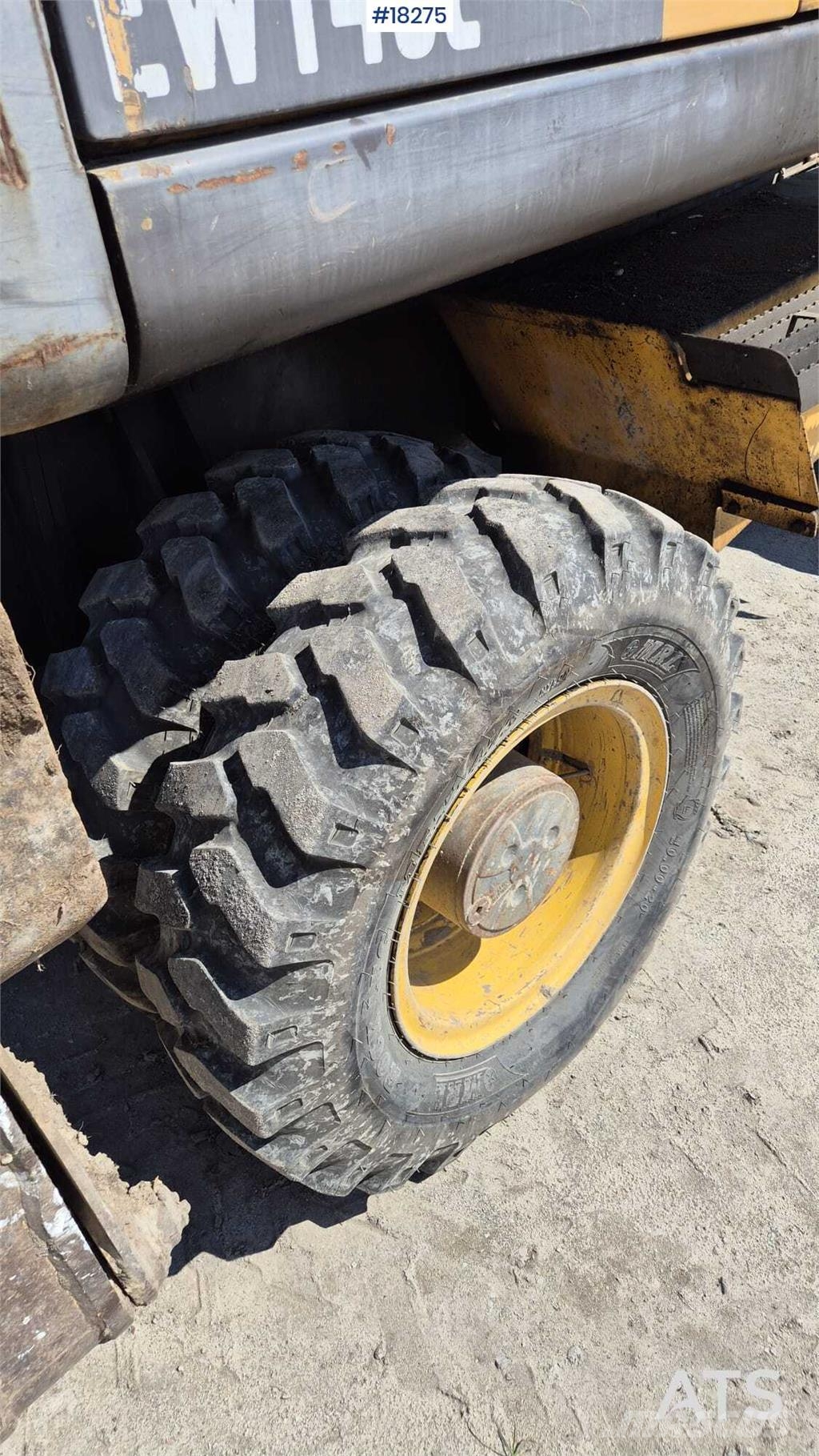 Volvo EW140 C Wheeled Excavator Lastik tekerli ekskavatörler