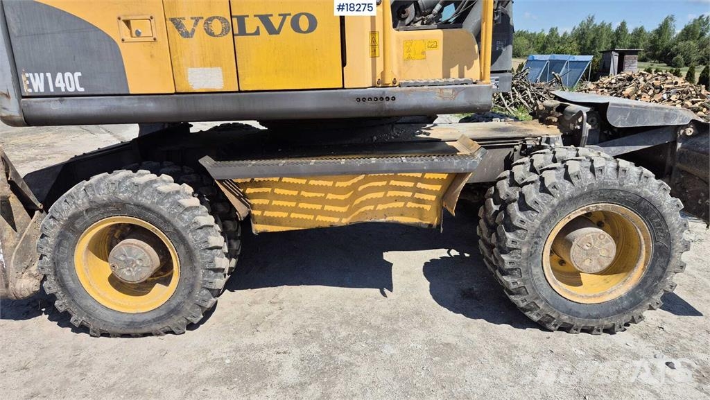 Volvo EW140 C Wheeled Excavator Lastik tekerli ekskavatörler