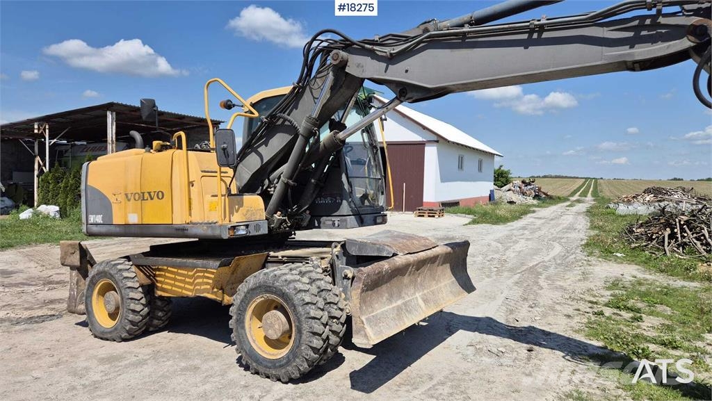Volvo EW140 C Wheeled Excavator Lastik tekerli ekskavatörler
