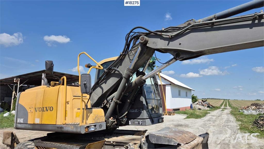 Volvo EW140 C Wheeled Excavator Lastik tekerli ekskavatörler