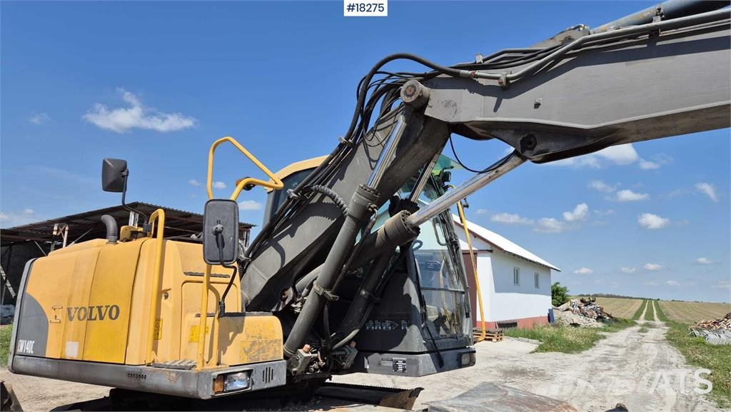 Volvo EW140 C Wheeled Excavator Lastik tekerli ekskavatörler