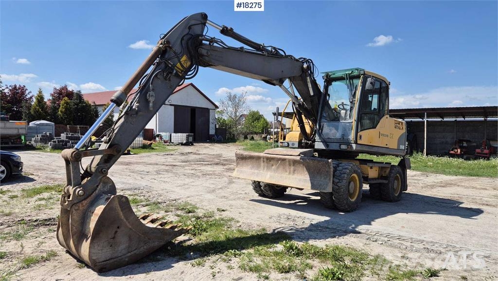 Volvo EW140 C Wheeled Excavator Lastik tekerli ekskavatörler