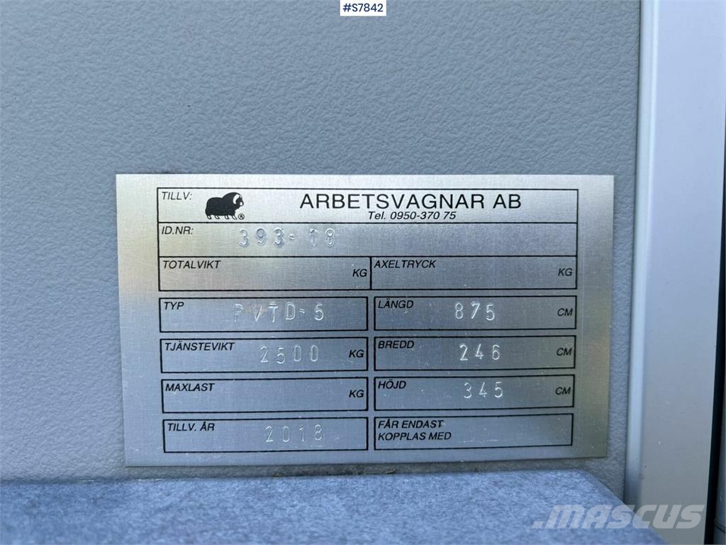 Arbetsvagnar PVTD-5 Bouwkeet
