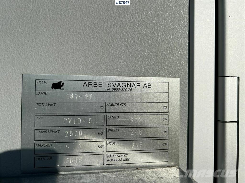  Arbetsvagnar PVTD-5 Bouwkeet