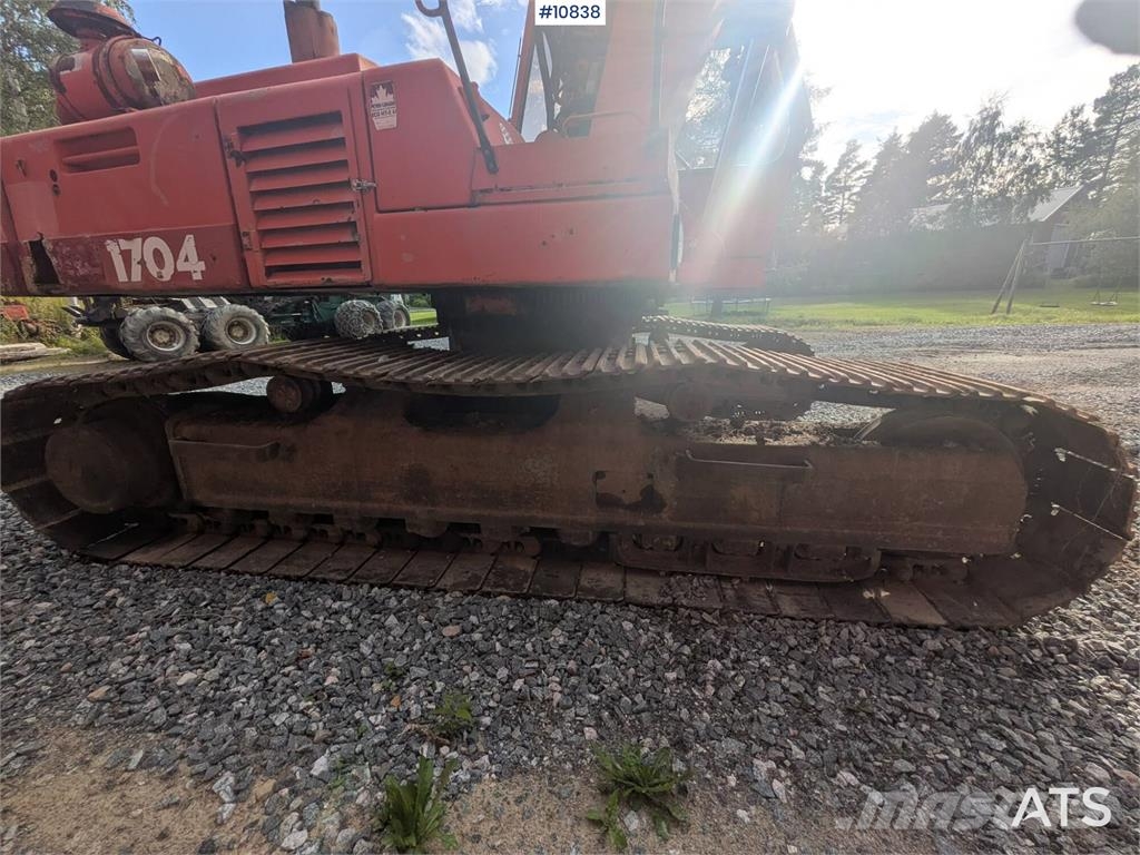 Atlas 1704 Excavator with Attachments Rupsgraafmachines