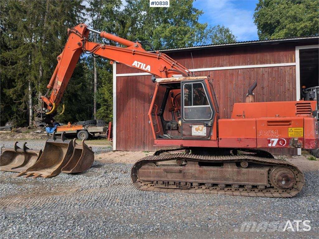 Atlas 1704 Excavator with Attachments Rupsgraafmachines
