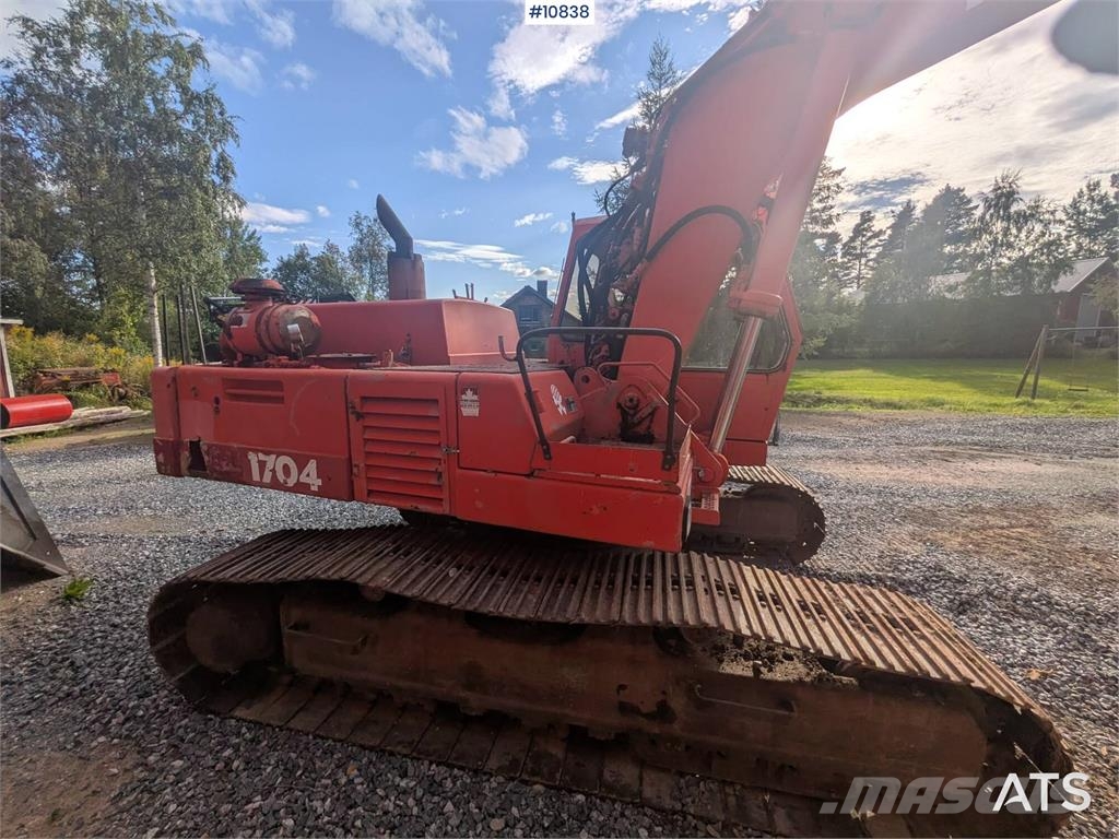 Atlas 1704 Excavator with Attachments Rupsgraafmachines