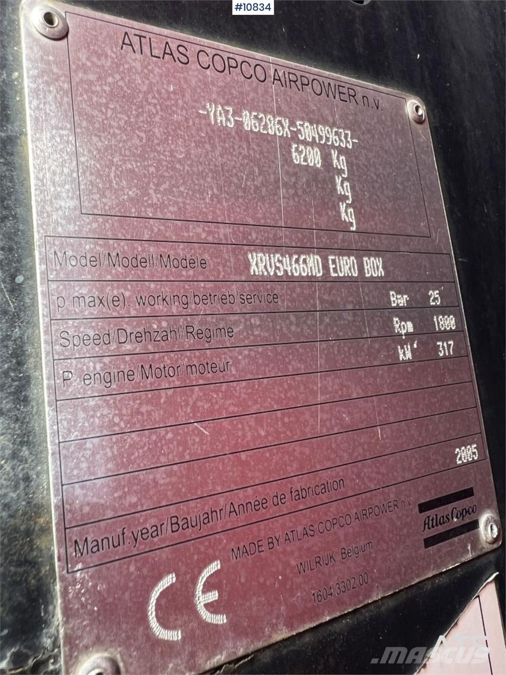 Atlas Copco XRVS 466 Compressor Компресори