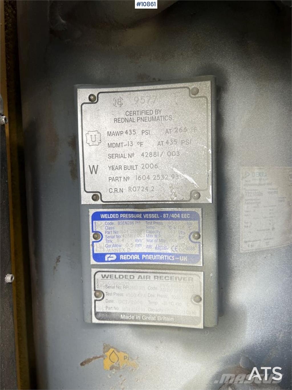 Atlas Copco XRVS476 CD Compressor Kompresori