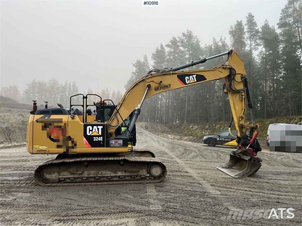 CAT 324 ELN Excavator with Bucket Crawler excavators