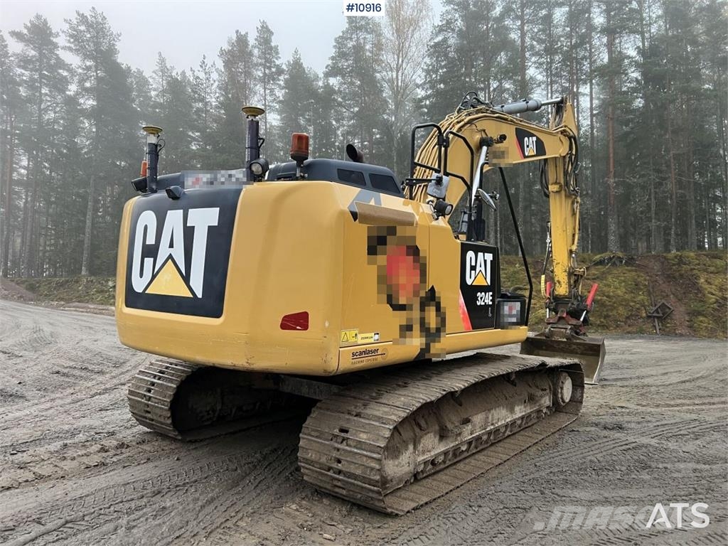 CAT 324 ELN Excavator with Bucket Crawler excavators