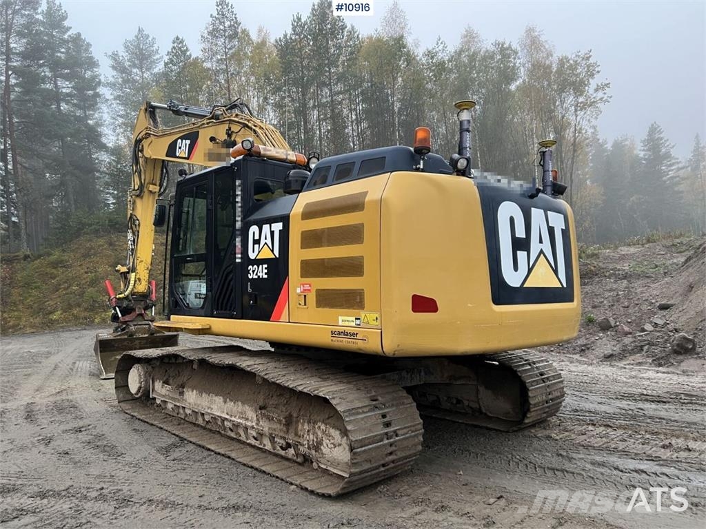 CAT 324 ELN Excavator with Bucket Crawler excavators