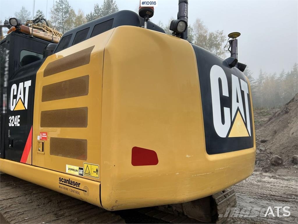 CAT 324 ELN Excavator with Bucket Crawler excavators