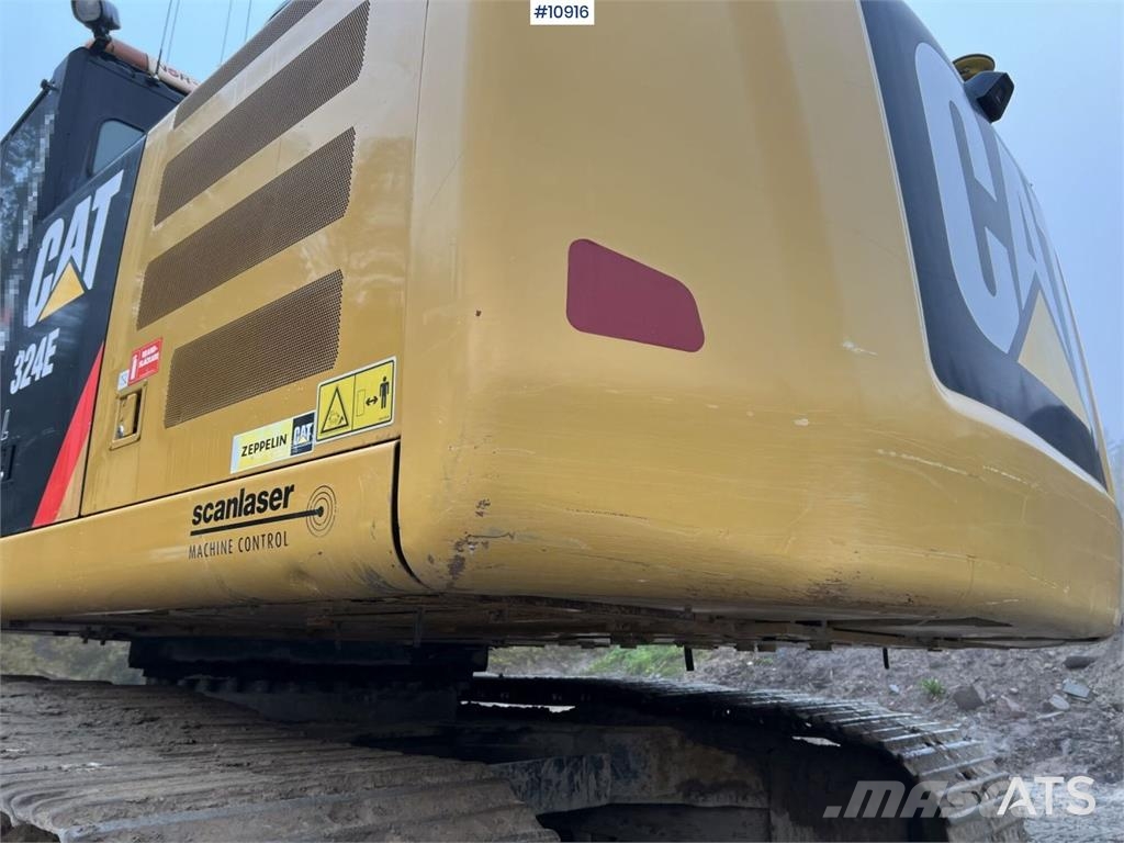 CAT 324 ELN Excavator with Bucket Crawler excavators