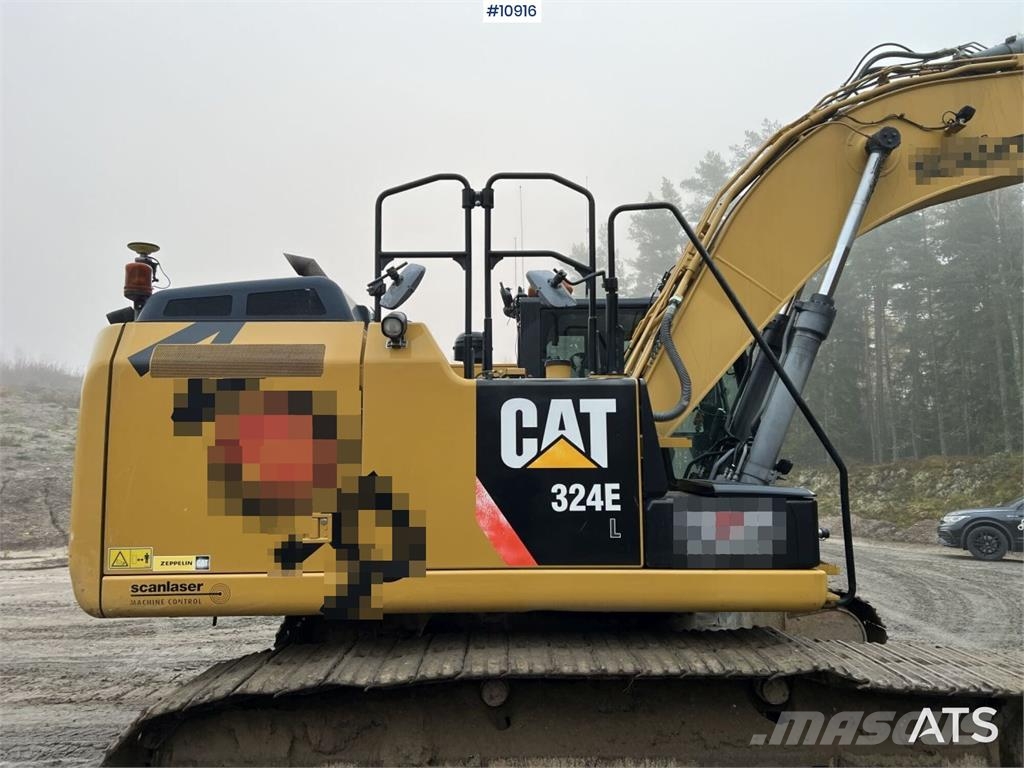 CAT 324 ELN Excavator with Bucket Crawler excavators
