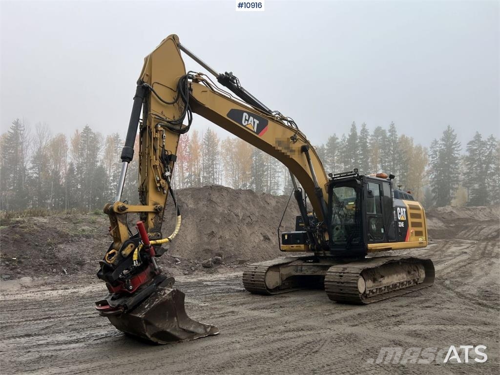 CAT 324 ELN Excavator with Bucket Crawler excavators
