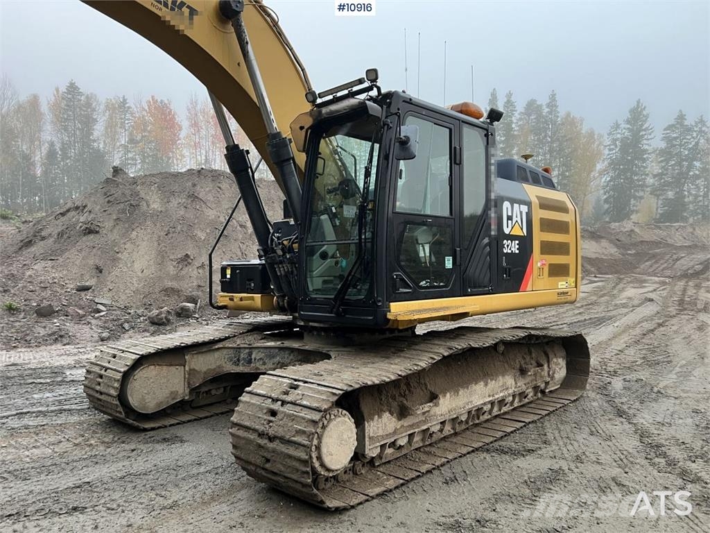 CAT 324 ELN Excavator with Bucket Crawler excavators