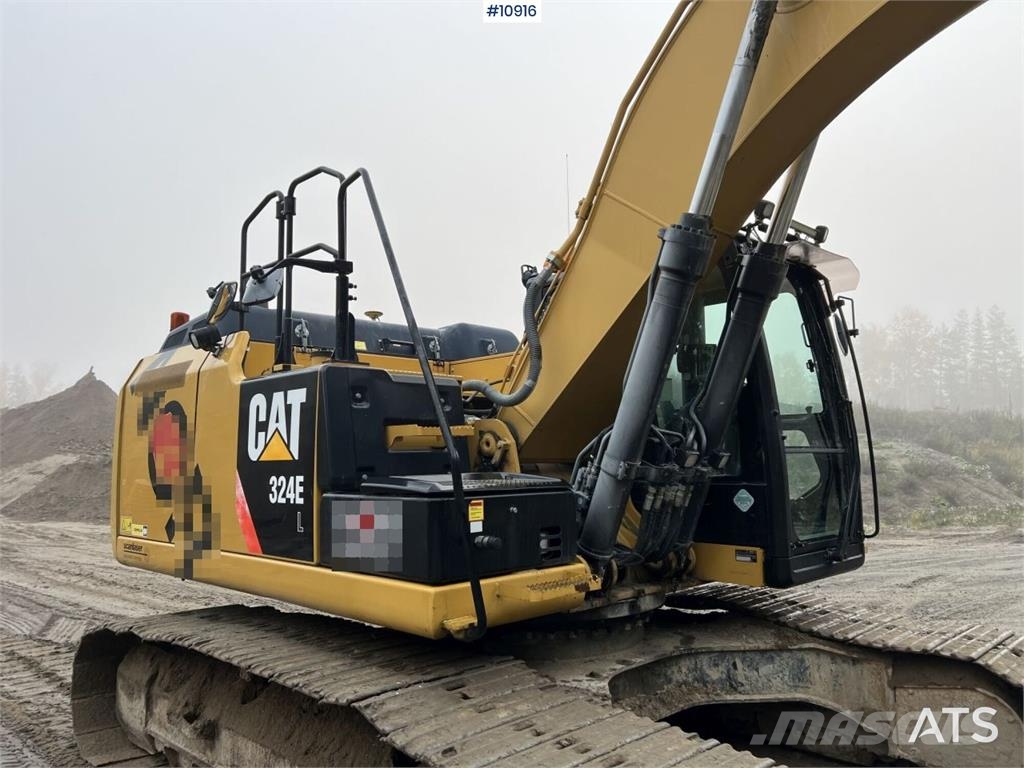 CAT 324 ELN Excavator with Bucket Crawler excavators