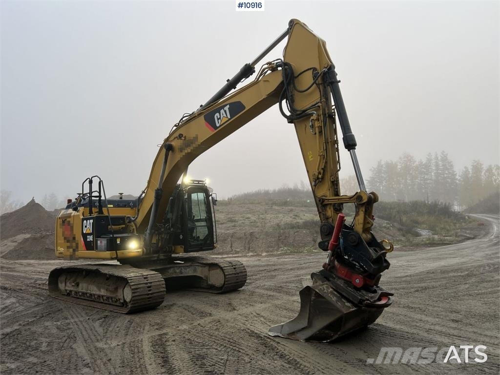 CAT 324 ELN Excavator with Bucket Crawler excavators