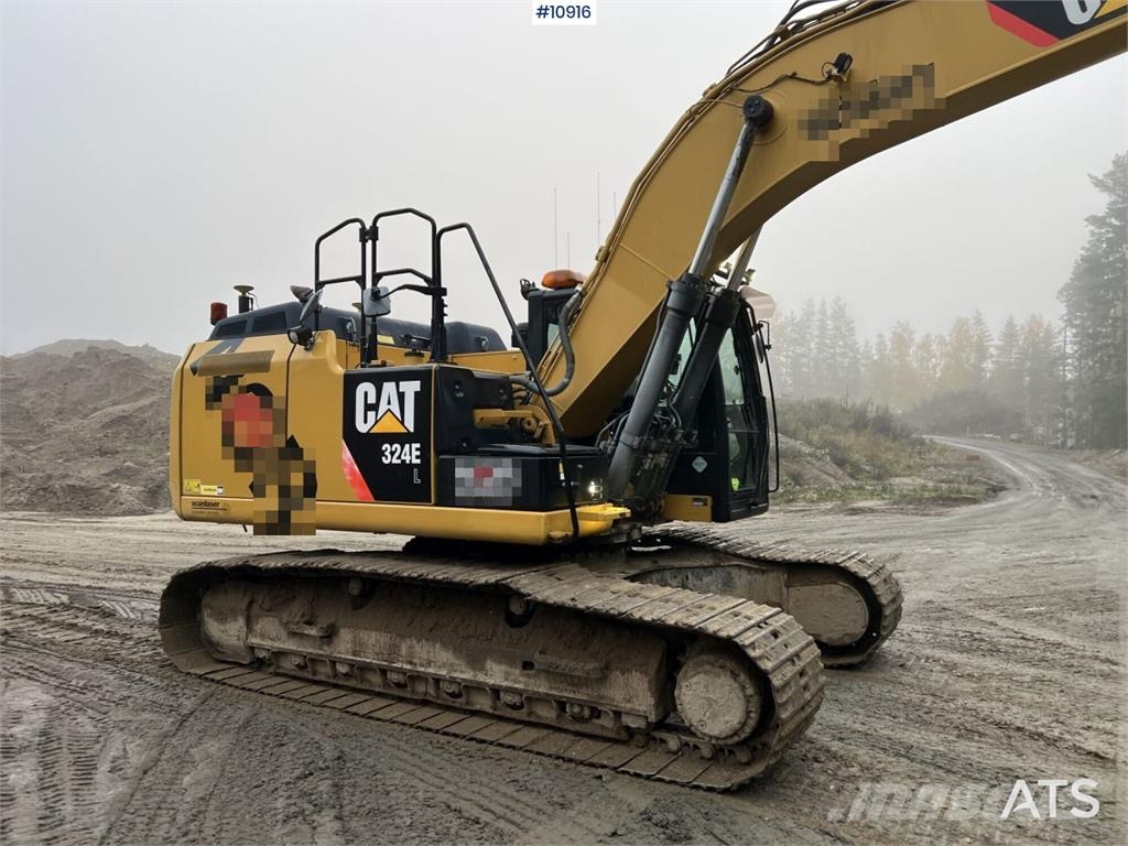 CAT 324 ELN Excavator with Bucket Crawler excavators