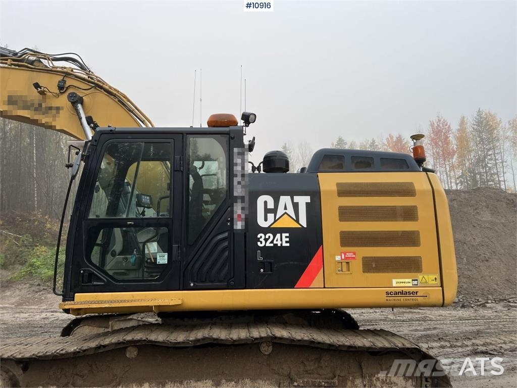 CAT 324 ELN Excavator with Bucket Crawler excavators