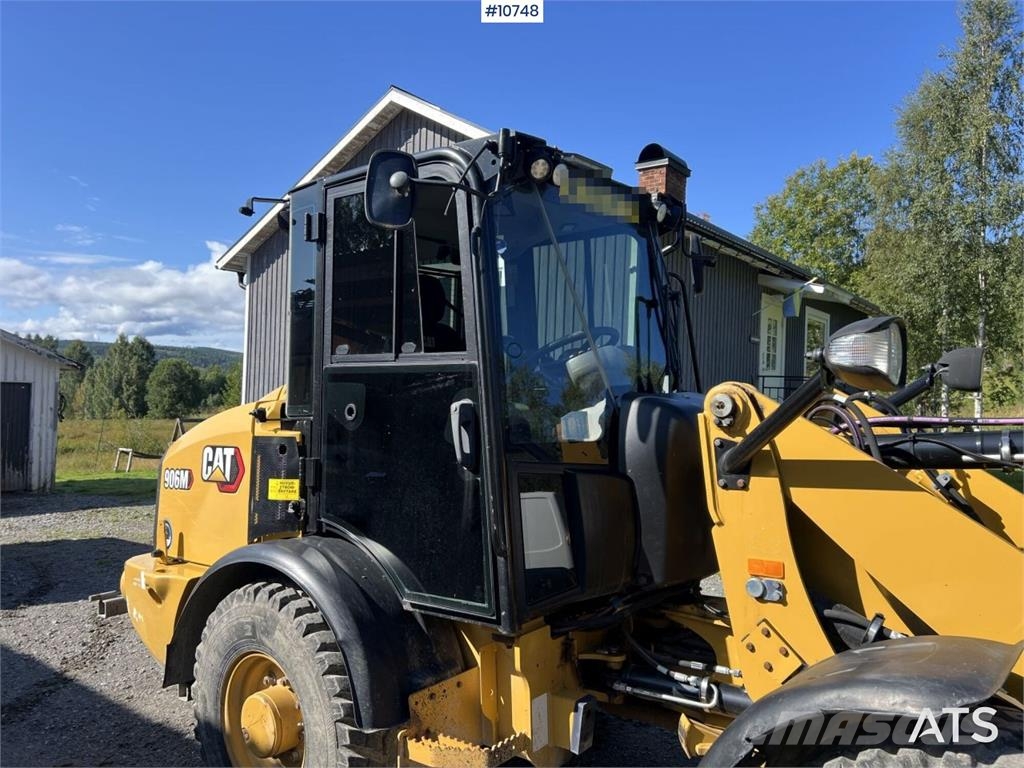 CAT 906M Wheel Loader with Multiple Attachments لوادر بعجل