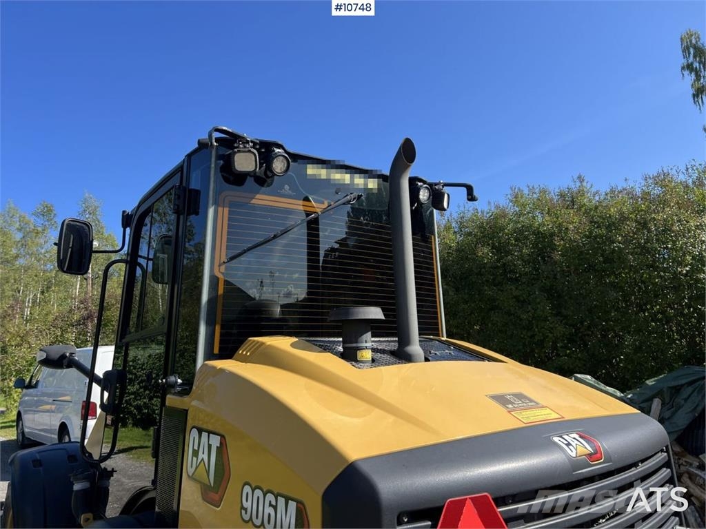 CAT 906M Wheel Loader with Multiple Attachments لوادر بعجل