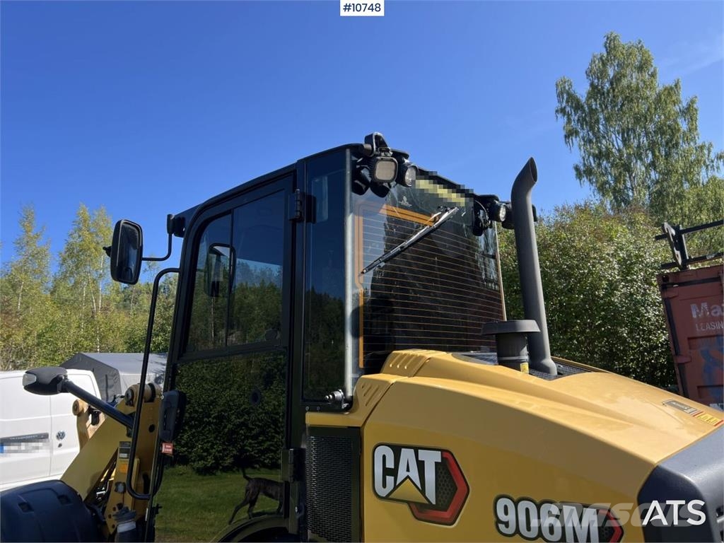 CAT 906M Wheel Loader with Multiple Attachments لوادر بعجل