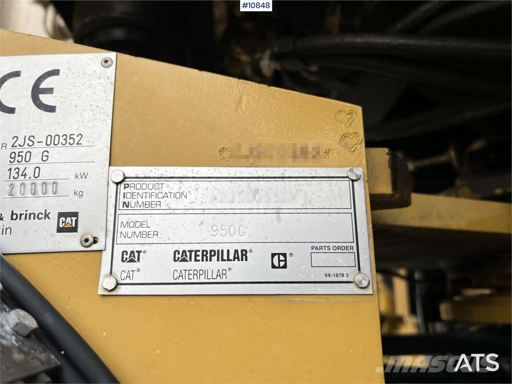 CAT 950G Wheel Loader (VIDEO) Wheel loaders