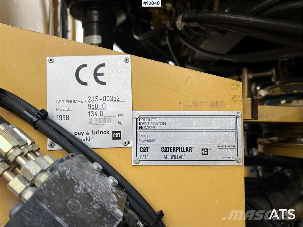 CAT 950G Wheel Loader (VIDEO) Wheel loaders