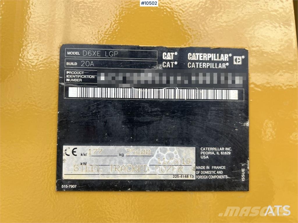 CAT D6XE LGP Bulldozer Buldozer sobre oruga