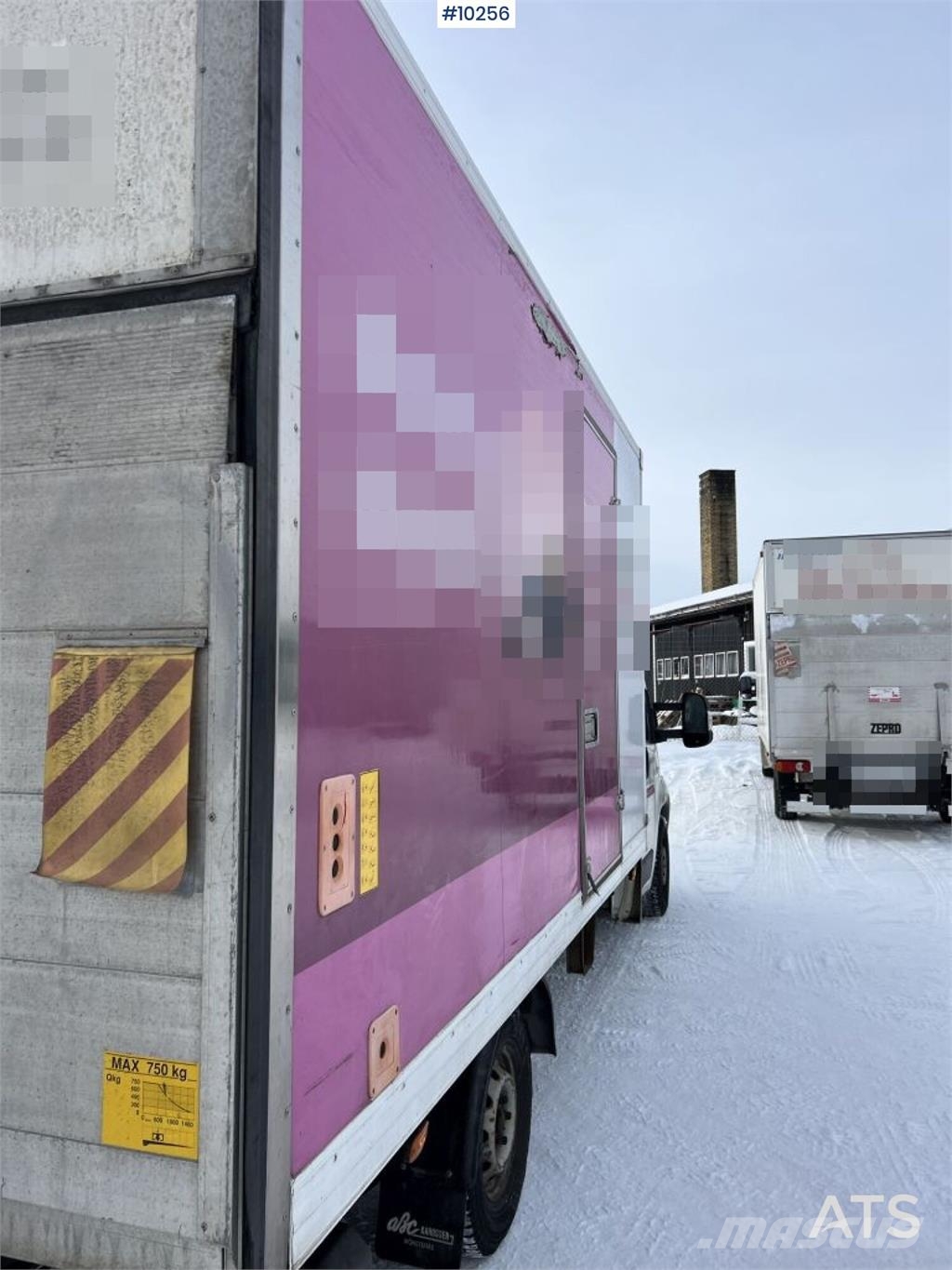 Citroën JUMPER 160 Box truck with tail lift Каросерии