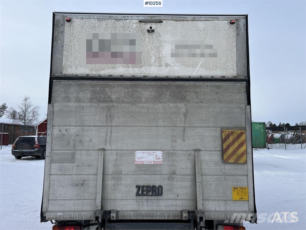 Citroën JUMPER 160 Box truck with tail lift Каросерии