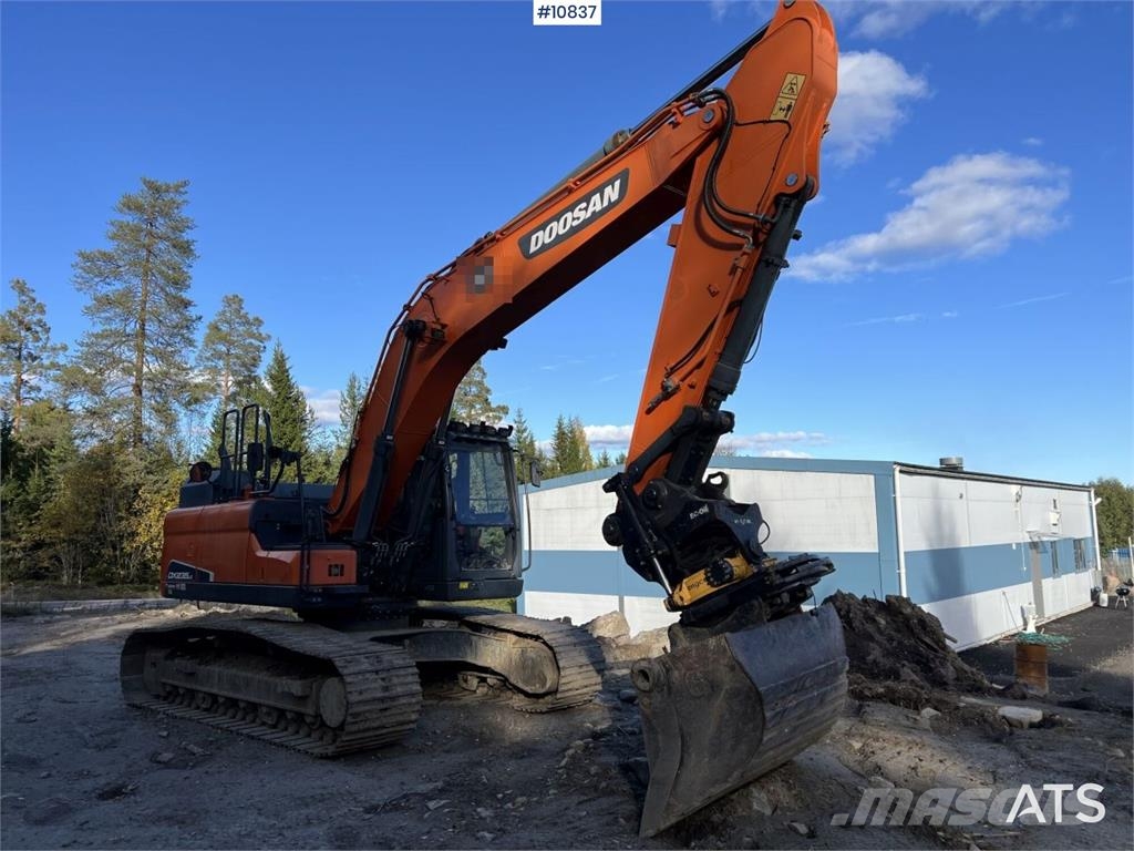 Doosan DX235NLC-5 with Excavation System Roomikekskavaatorid